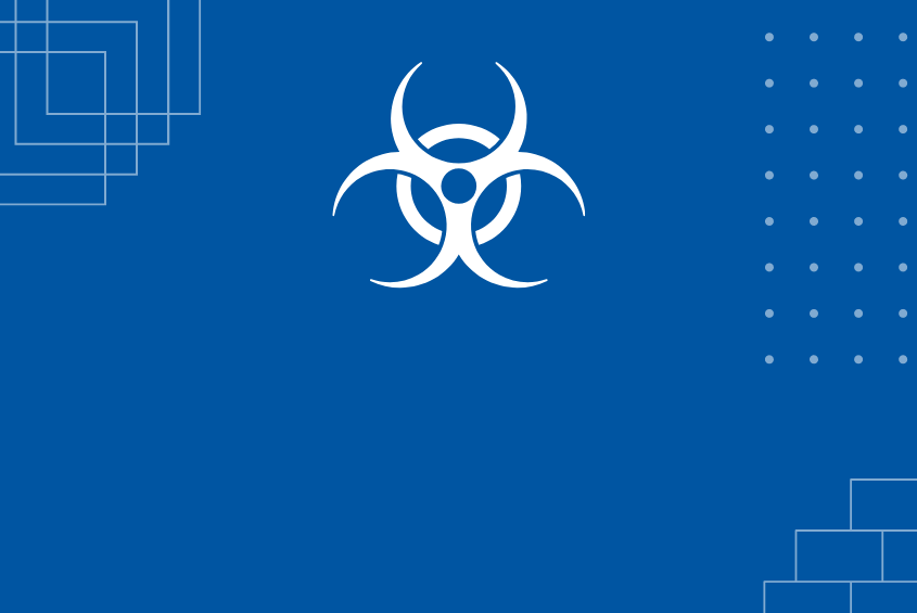 Hazardous materials icon graphic